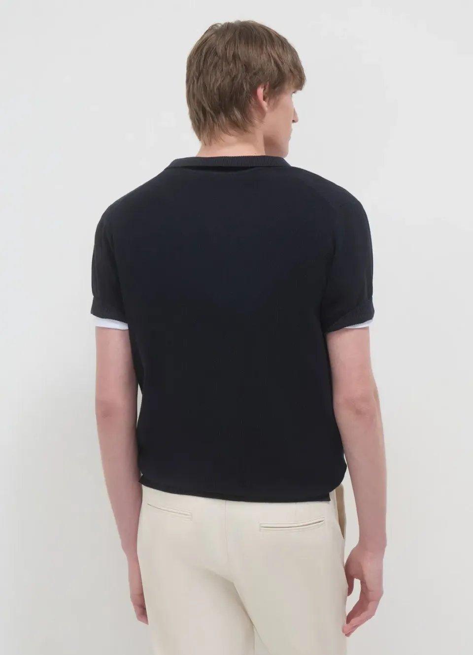 Calliope polo homme coton uni manches courtes regular