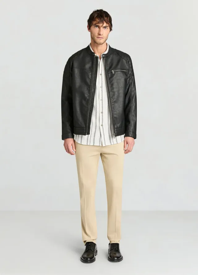 Calliope pantalon chino slim homme taille élastique