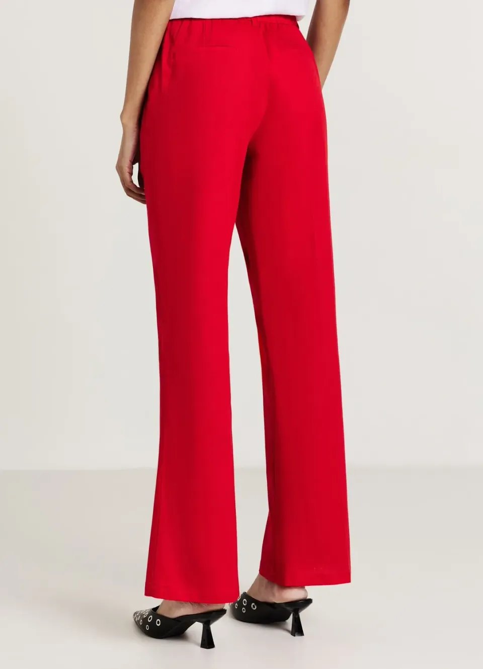 Calliope pantalon flare coton femme uni
