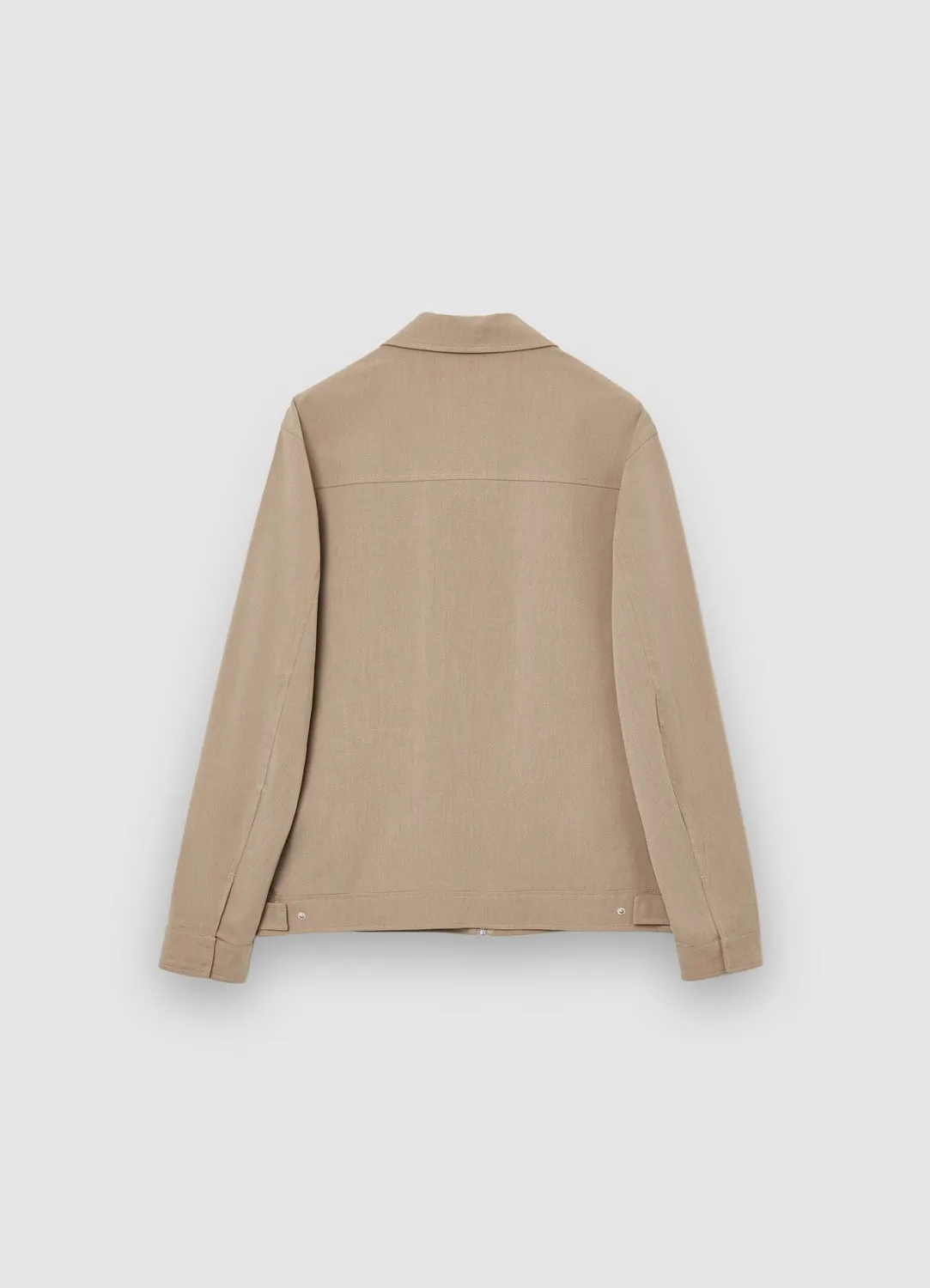 Calliope veste légère zip col classique homme