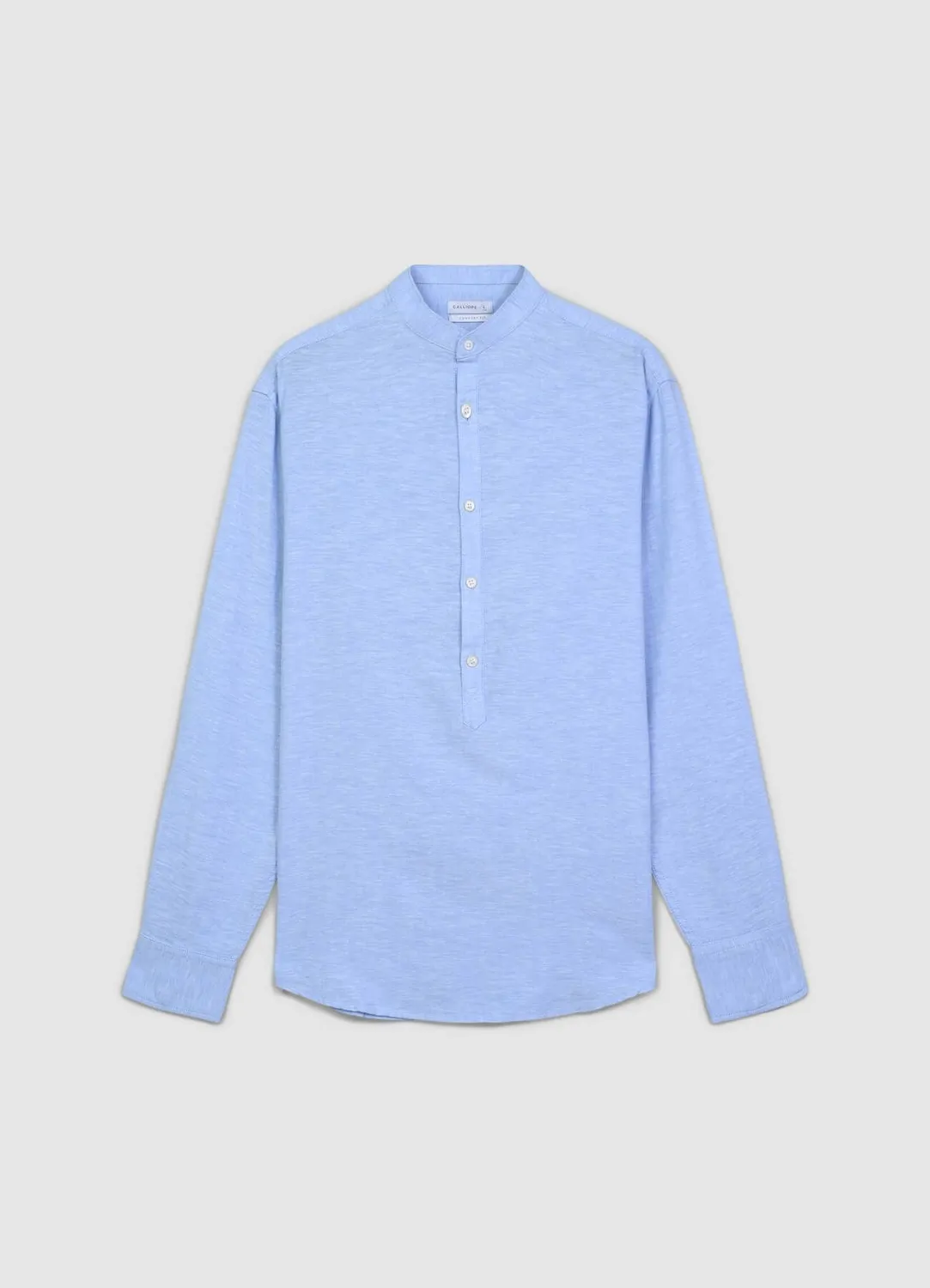 Calliope Chemise coréenne homme lin manches longues