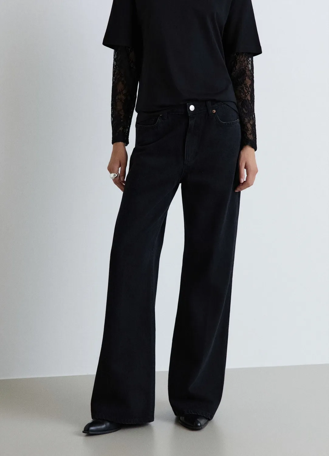 Calliope Jeans Palazzo Uni Femme Taille Haute