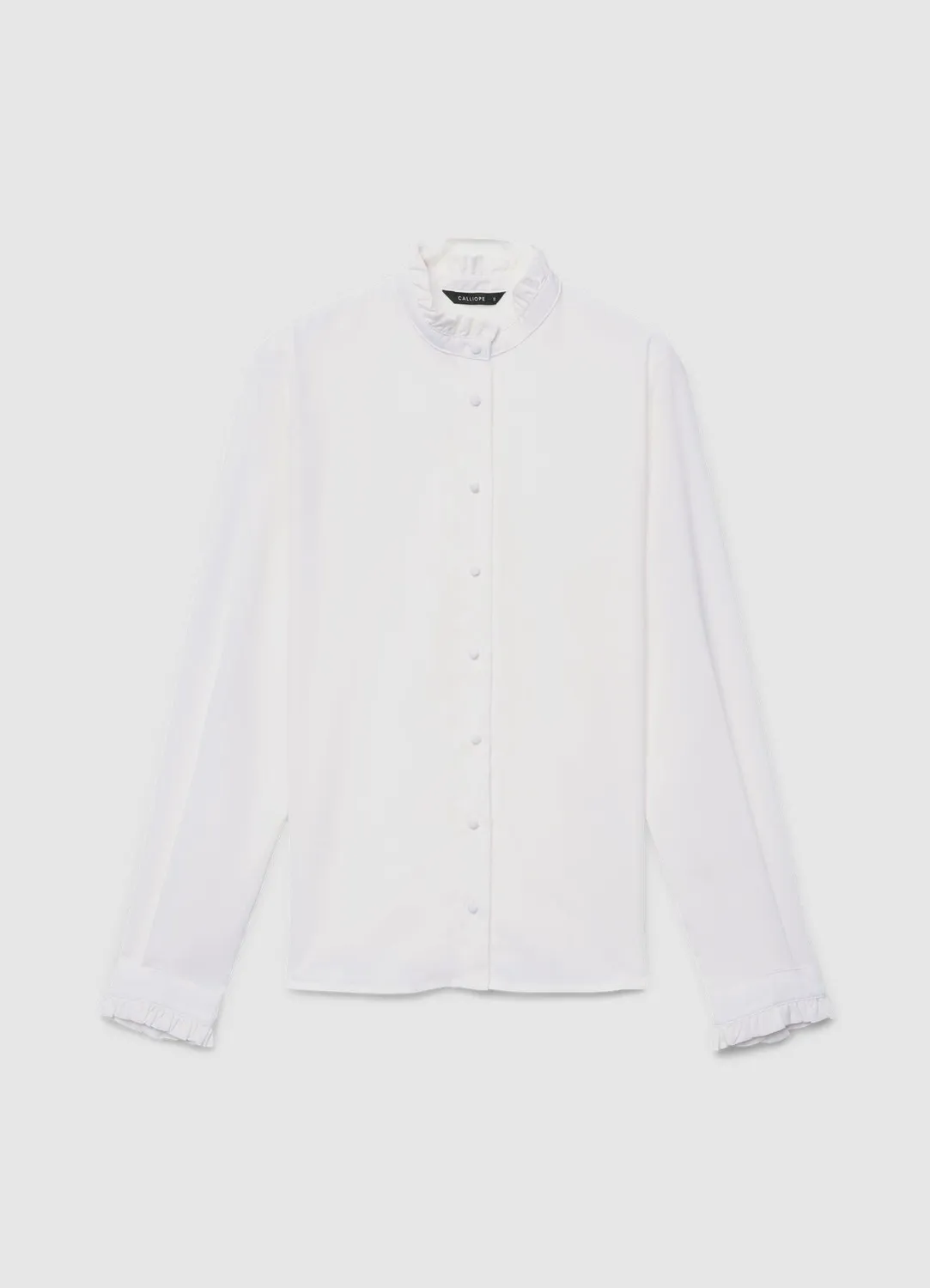 Calliope chemise col coréen volants femme
