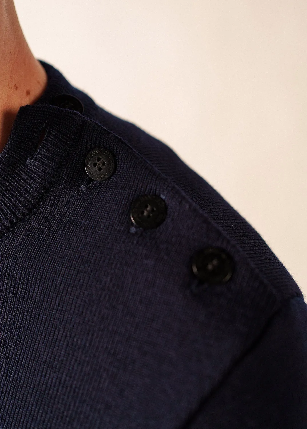 Saint James Cancale pull marin marine pure laine
