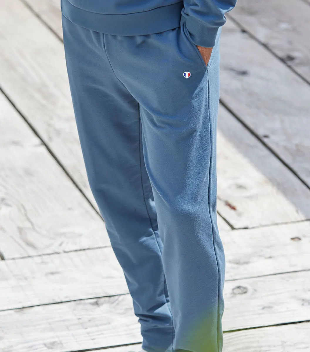 Cocorico Iconique Azur jogging homme azur coton