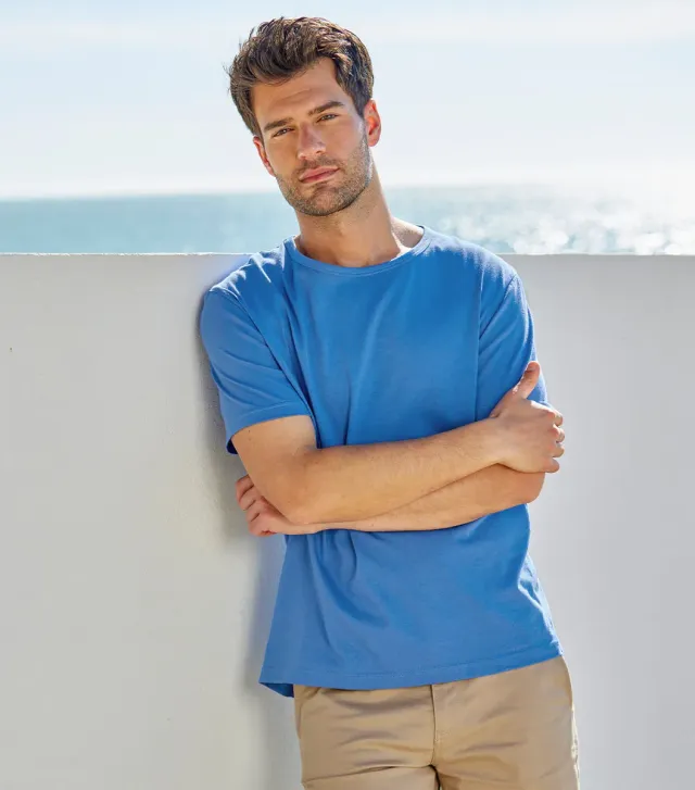 Cocorico Intemporel t-shirt homme bleu riviera