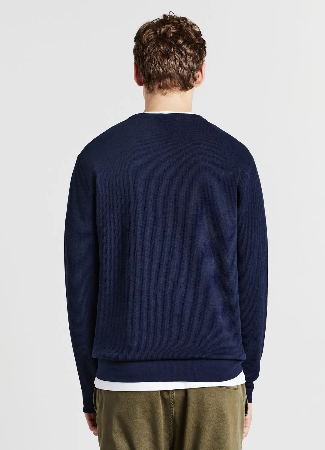 Calliope sweat col rond homme texturé