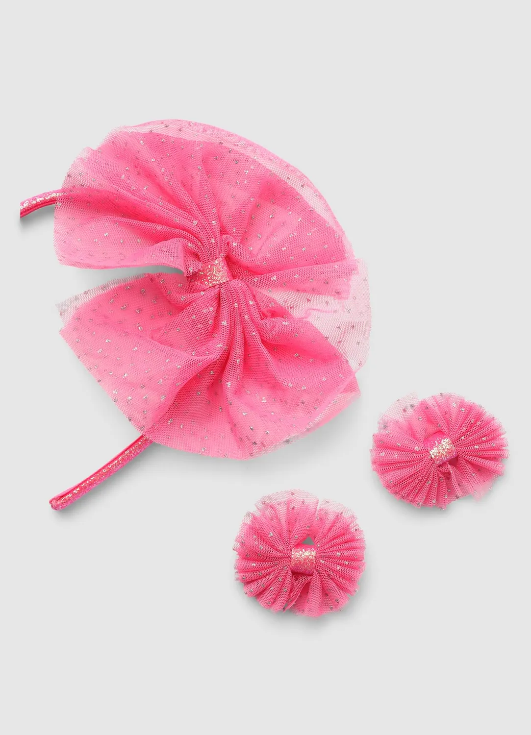 Calliope Lot 3 accessoires cheveux fille noeuds brillants