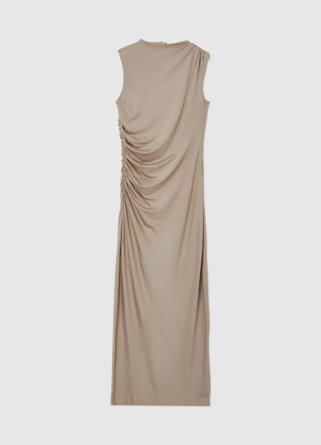 Calliope Atelier robe longue fente ruché