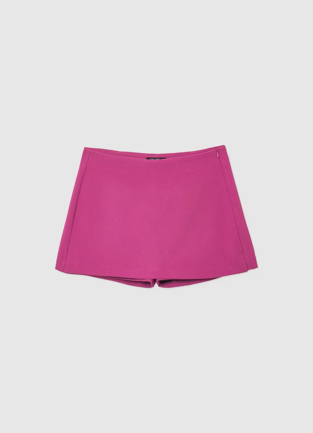 Calliope jupe-short uni femme taille haute