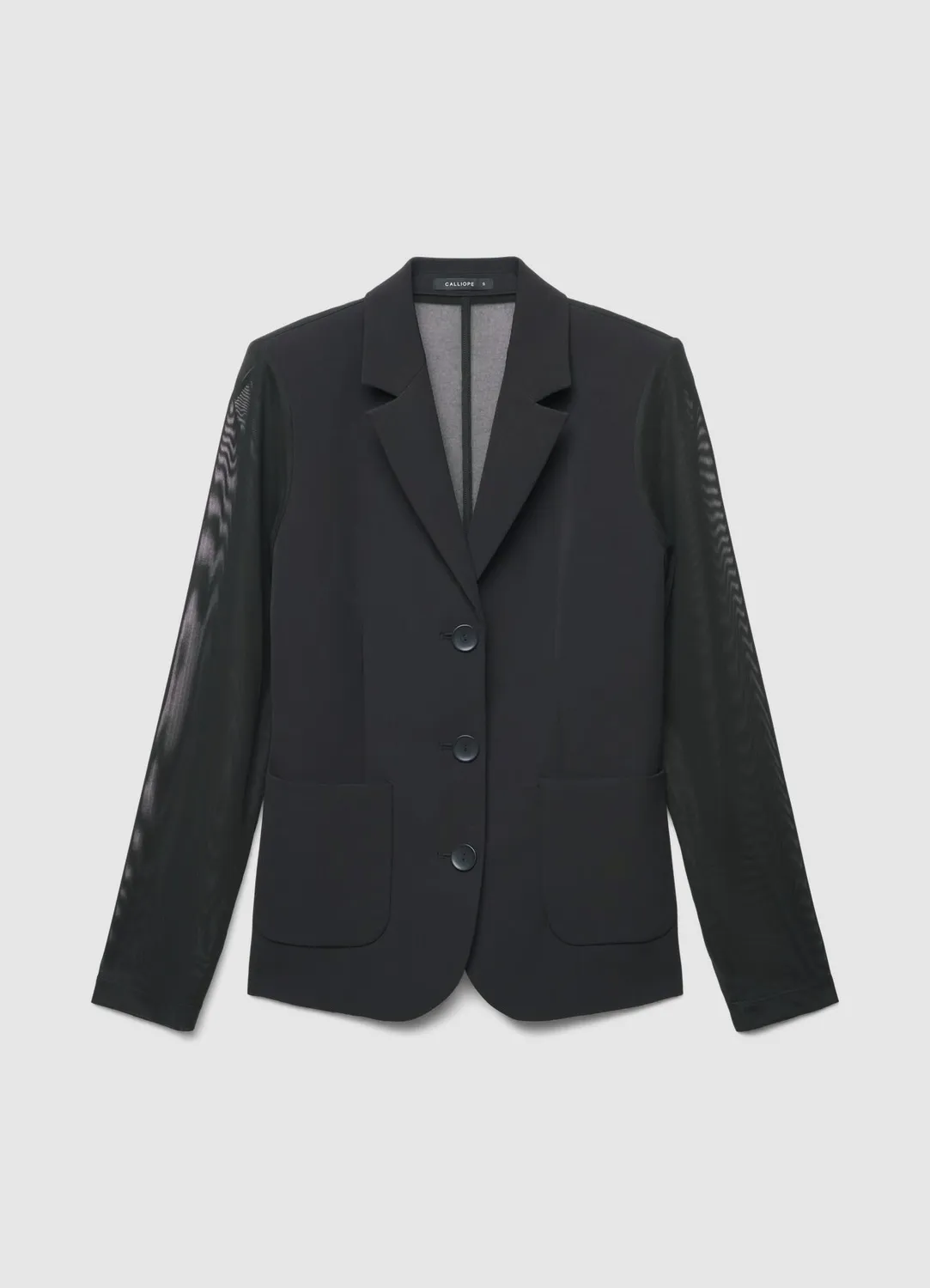 Calliope blazer manches tulle femme 3 boutons