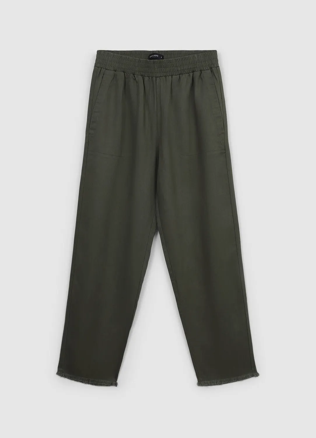 Calliope jogging femme uni poches taille élastique
