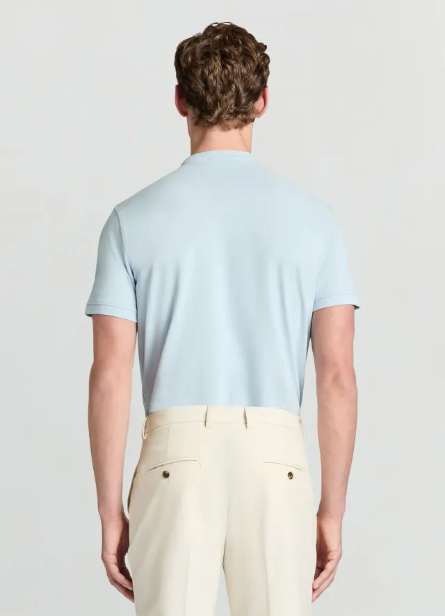 Calliope polo col coréen homme 3 boutons