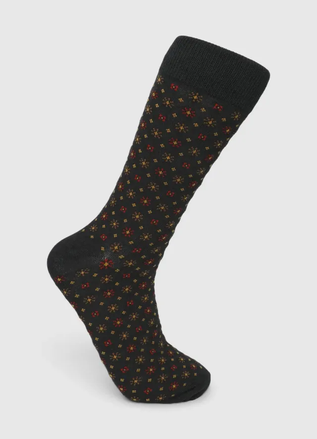 Calliope chaussettes homme courtes fantaisie coton