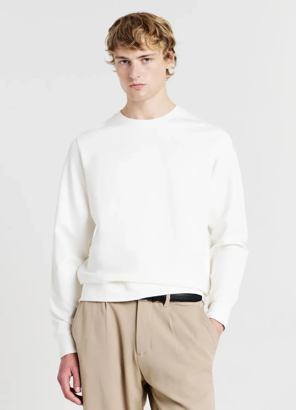 Calliope sweat col rond uni homme taille L