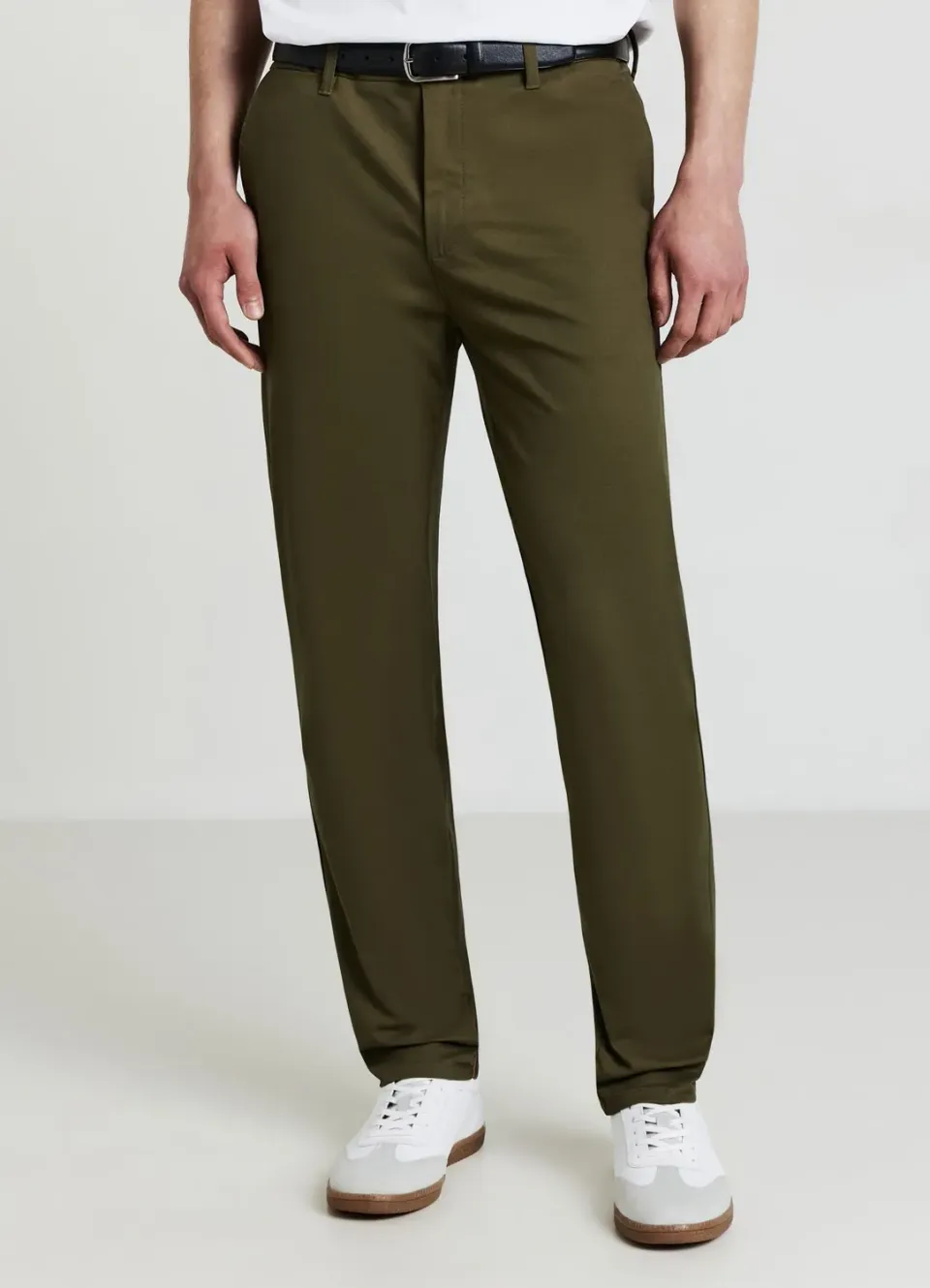 Calliope chino slim pantalon homme coton uni