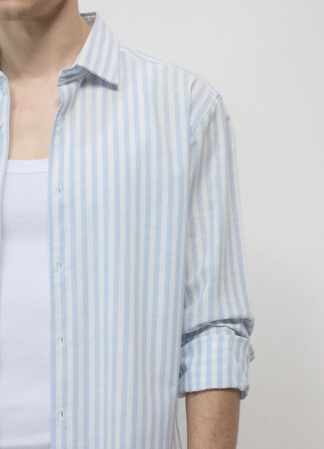 Calliope camicia chemise rayures homme regular