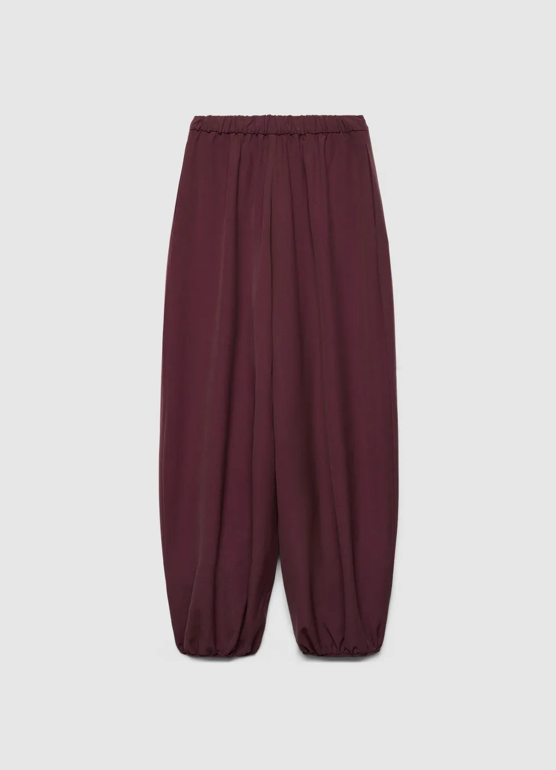 Calliope Balloon Uni Pantalon Femme Taille Haute