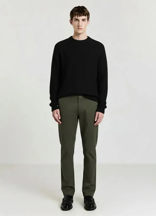 Calliope pantalon chino homme velours coupe droite