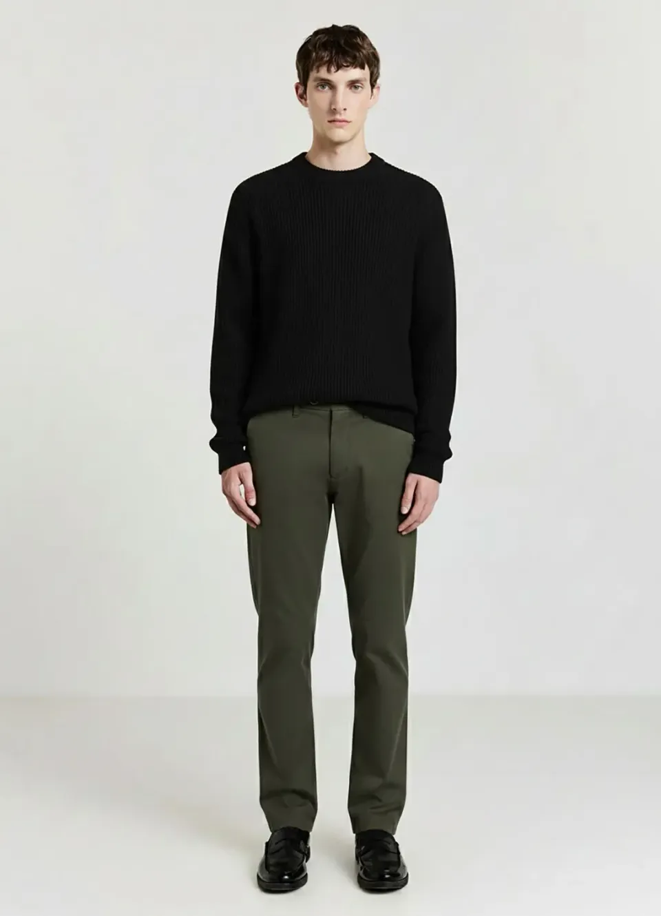 Calliope pantalon chino homme velours coupe droite