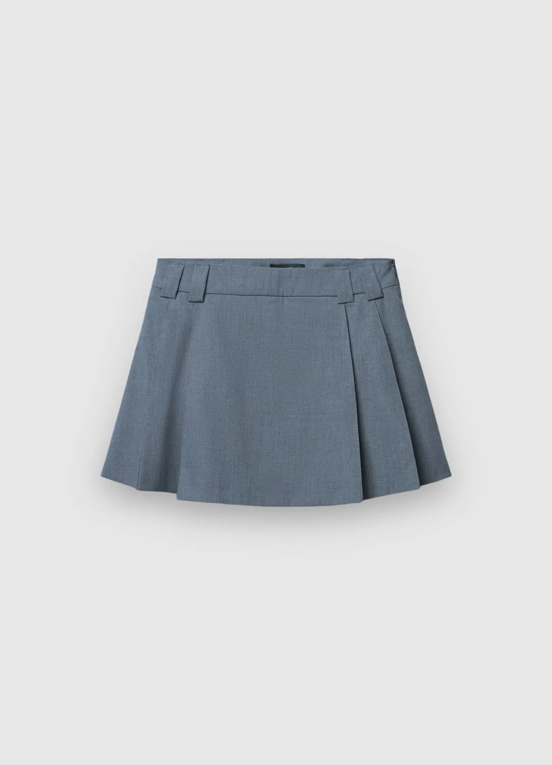 Calliope jupe-culotte plissée zip latéral femme