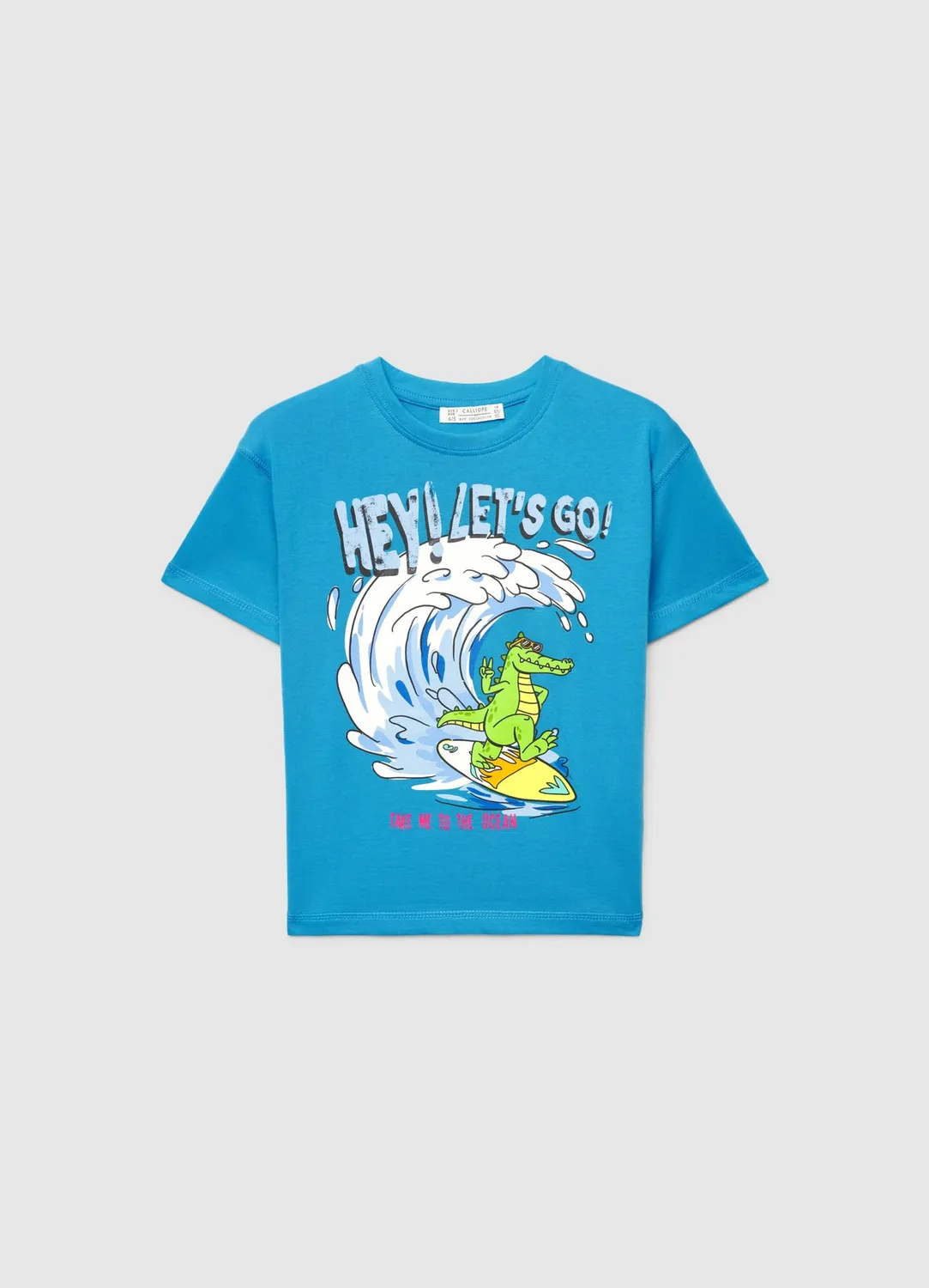 Calliope Ensemble Garçon T-Shirt + Short Surf 3-4 Ans