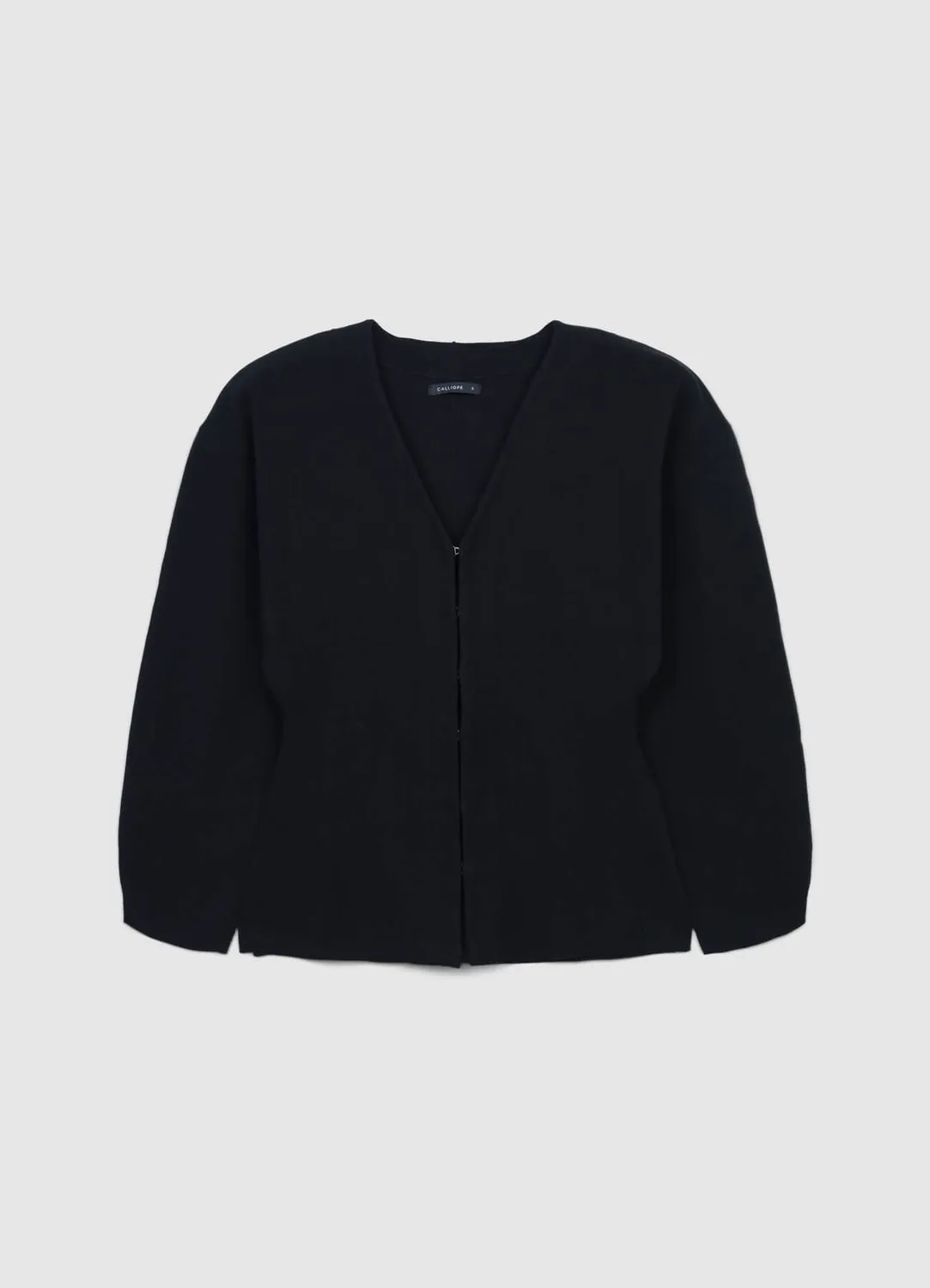 Calliope cardigan col V femme uni crochets