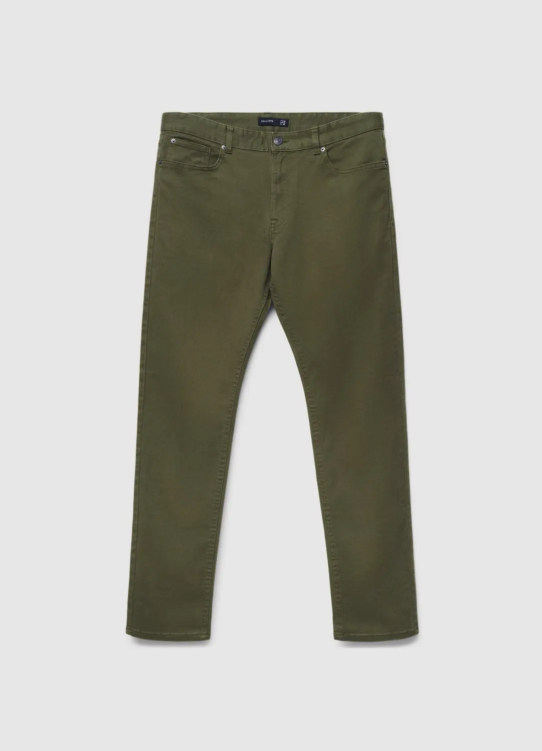 Calliope 5 poches drill pantalon homme uni
