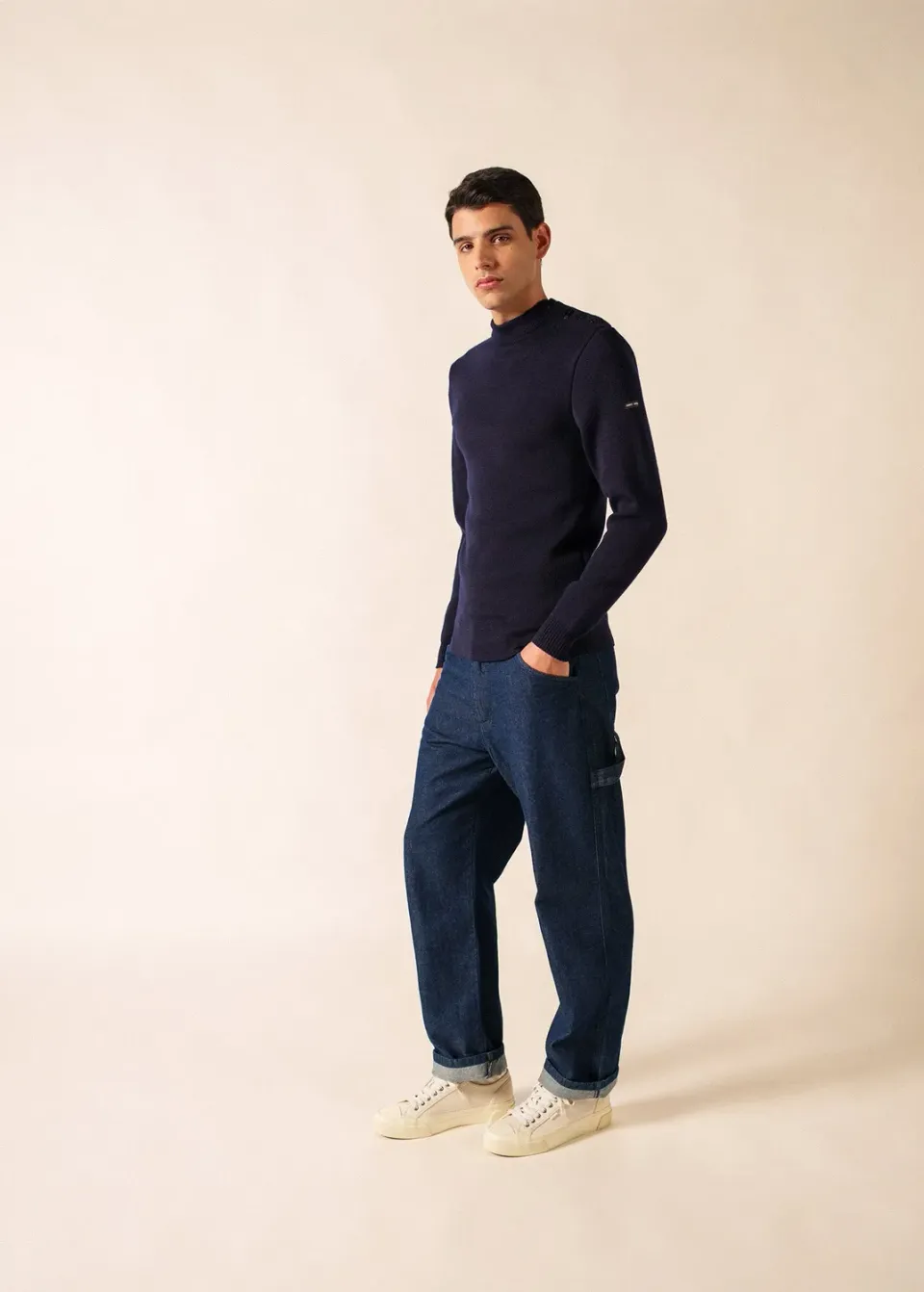 Saint James Matelot pull marin marine pur laine