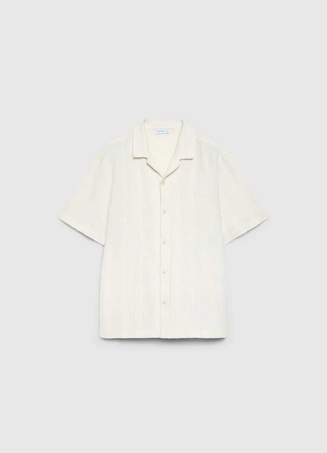 Calliope chemise homme rayée manches courtes
