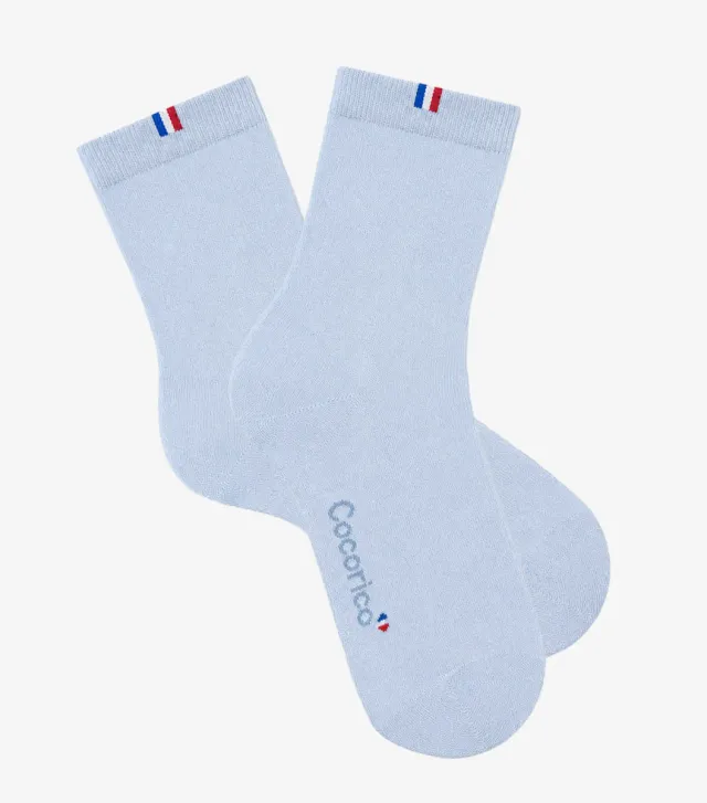 Cocorico Chaussettes Femme Ciel coton 36/41