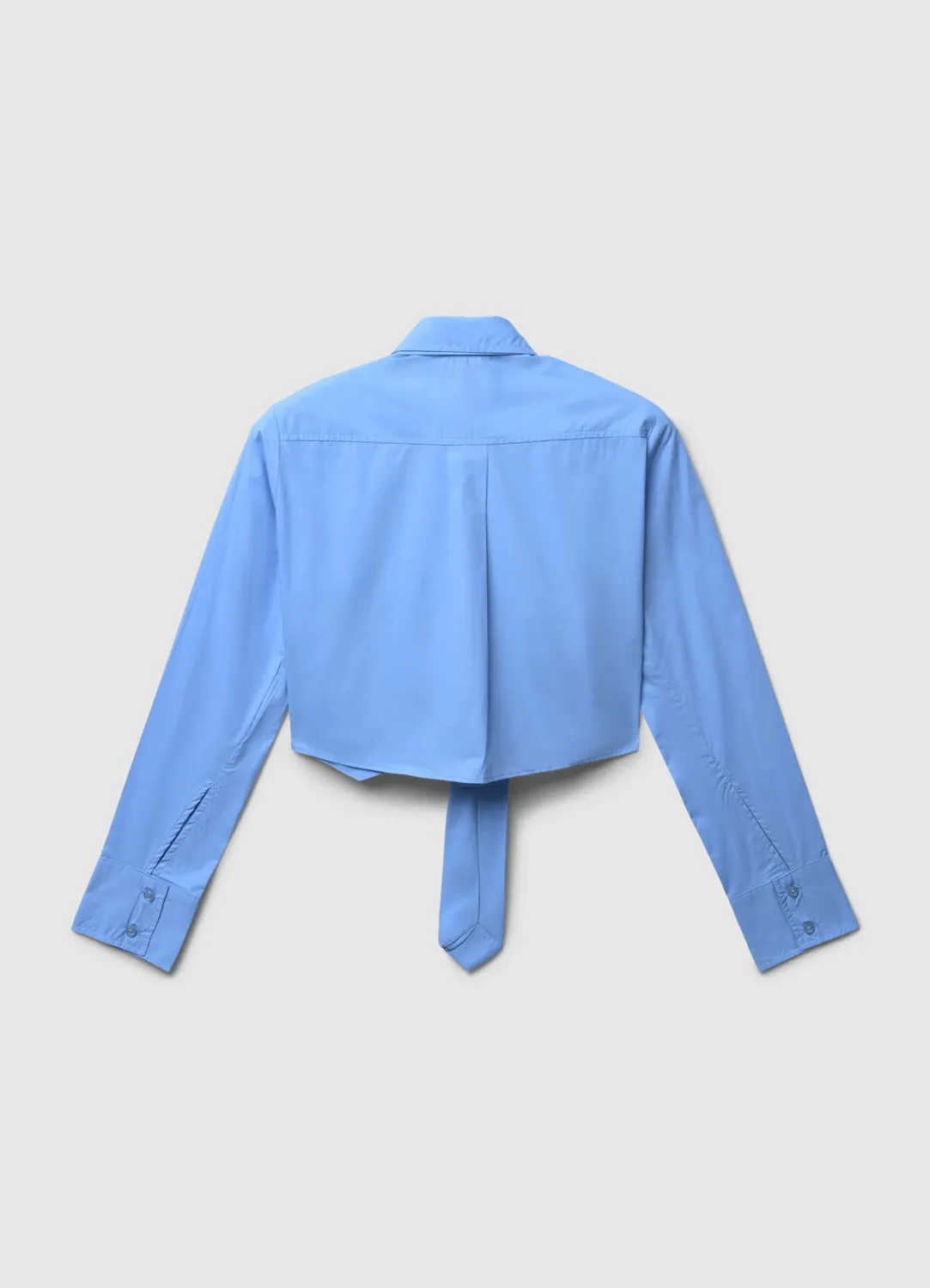 Calliope Chemise crop coton à cravate
