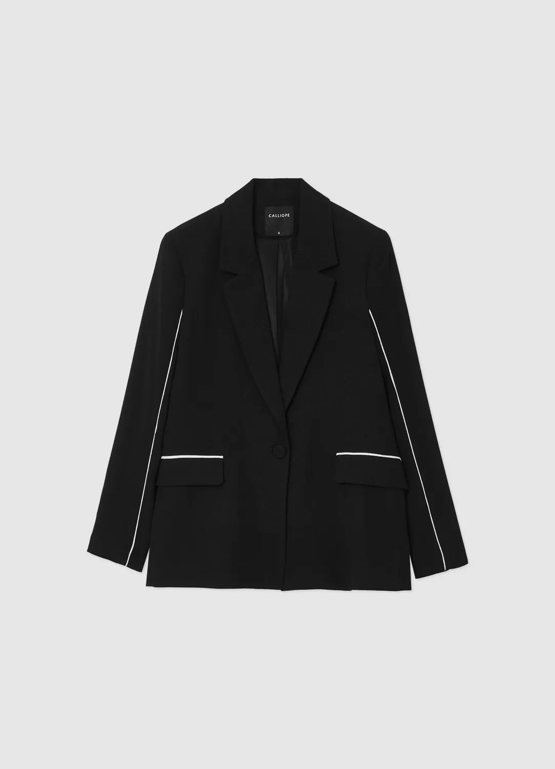 Calliope Veste tailleur femme finitions contraste