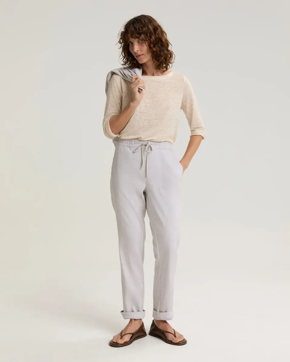SPORTSCRAFT Rosa pantalon lin femme taille 6 respirant