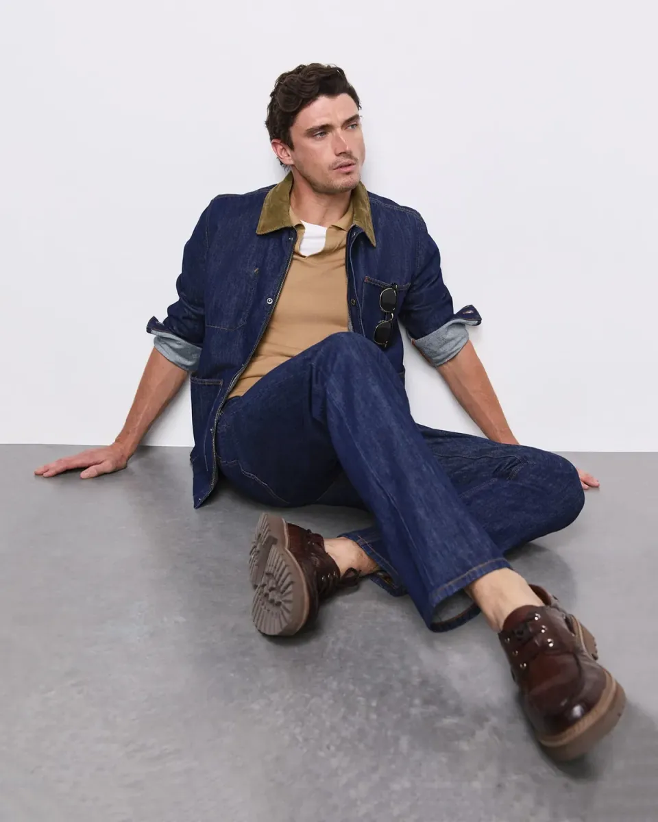 Sportscraft Denim Chore veste jean indigo homme