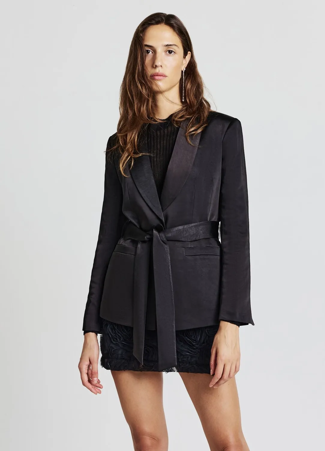 Calliope veste femme satinée monopetto réversible