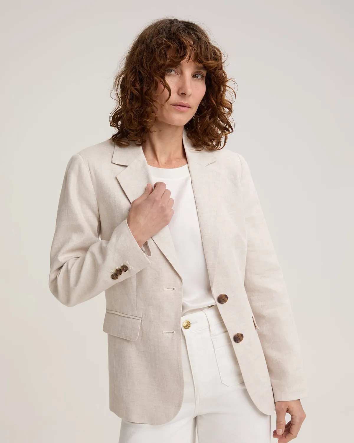 Sportscraft Freya blazer court lin 100% lin