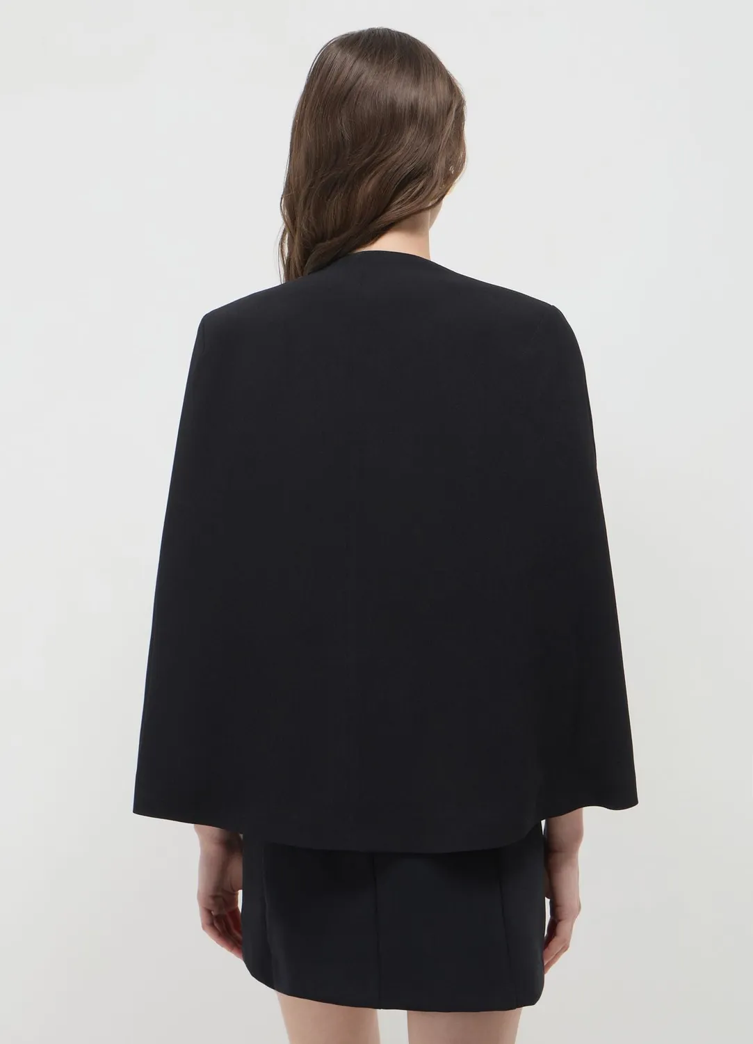 Calliope veste cape femme unie à crochet
