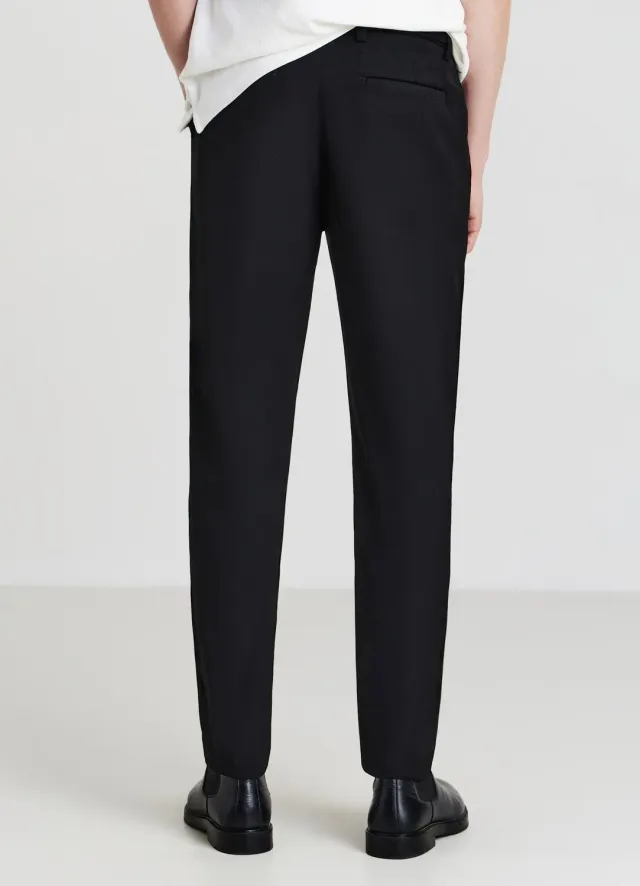 Calliope Fusciacca pantalon homme à plis coupe droite