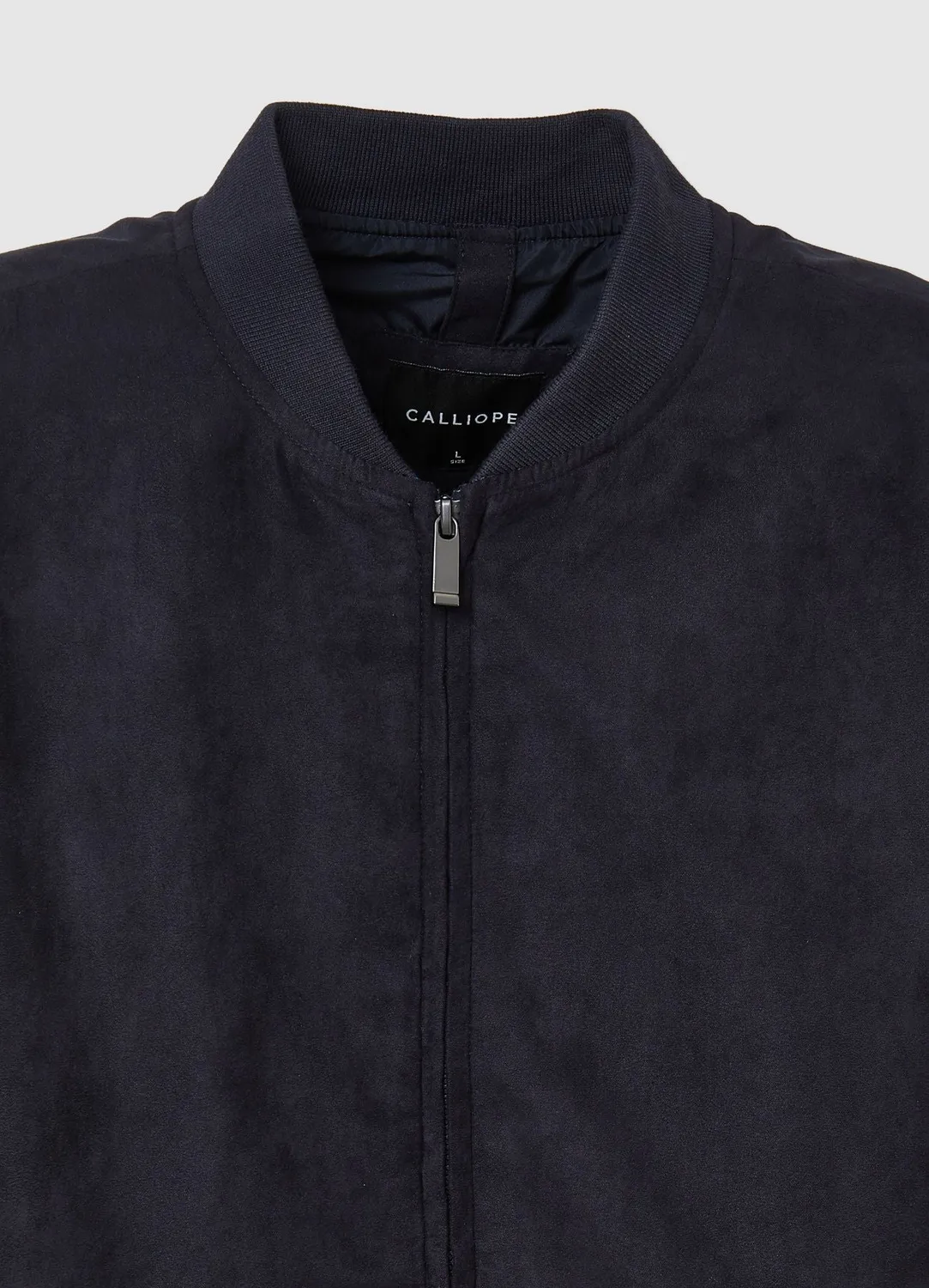 Calliope bomber homme suédine zip poches