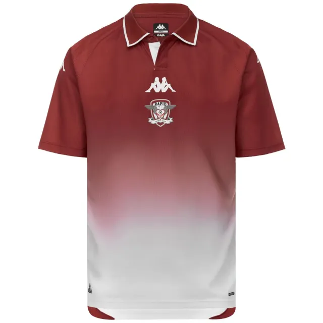 Kappa Kombat Away FC Rapid Bucarest maillot rouge homme