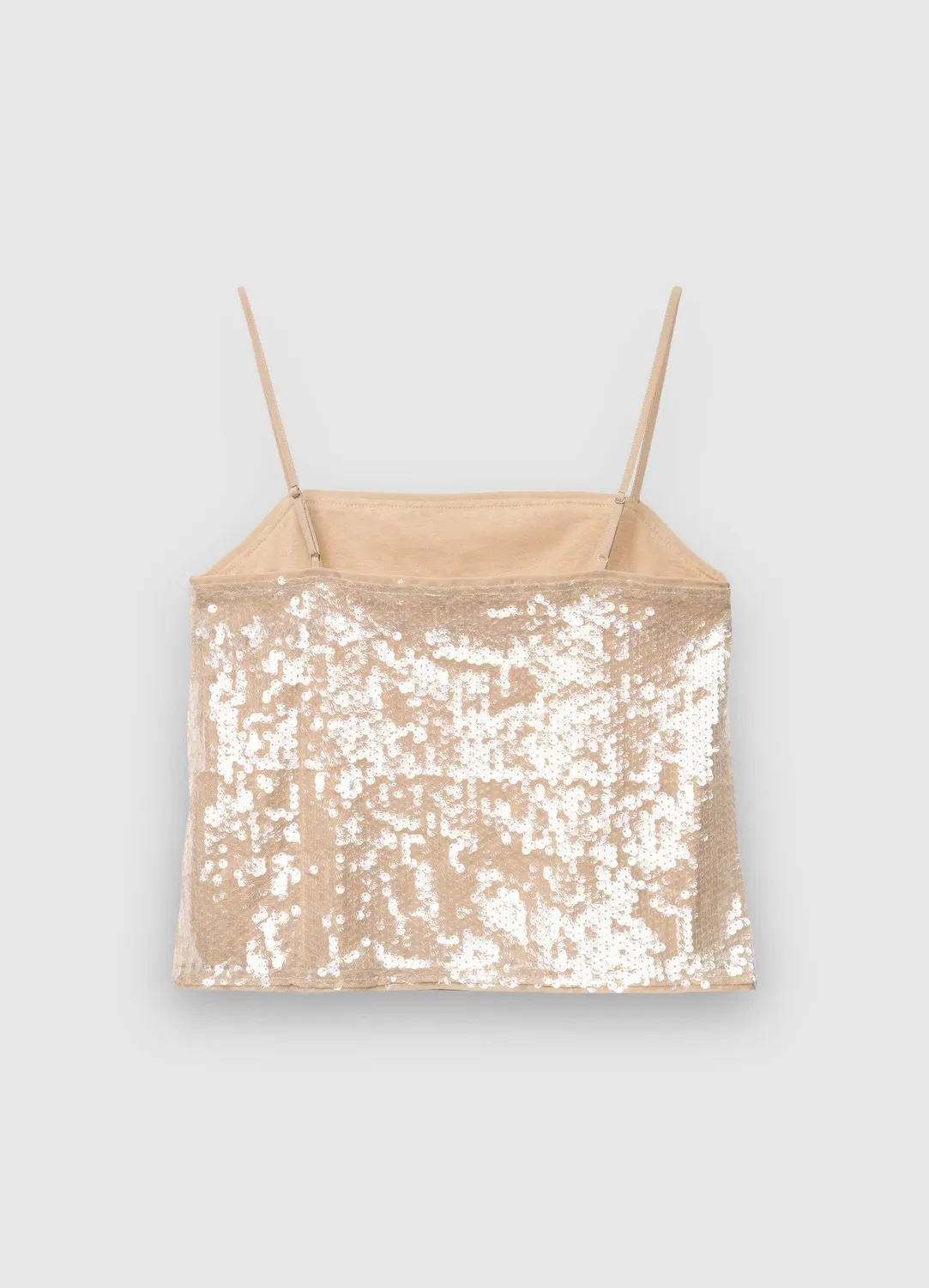 Calliope top paillettes bretelles femme soirée