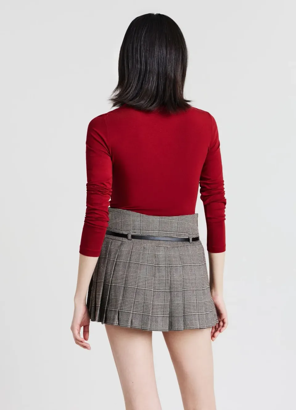 Calliope Col V body femme manches longues