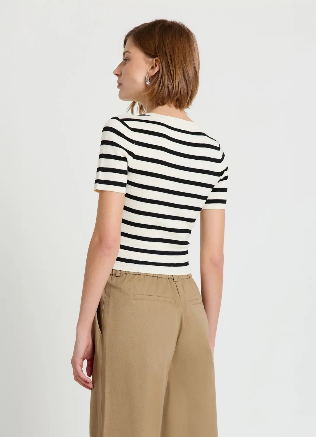Calliope T-Shirt Rayé t-shirt femme col rond