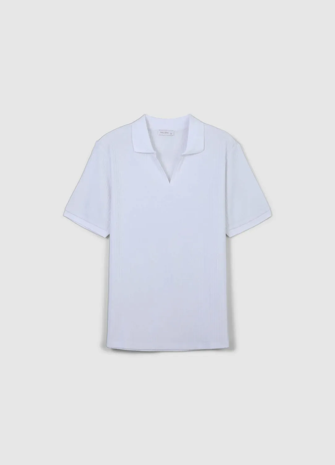 Calliope polo homme manches courtes uni regular