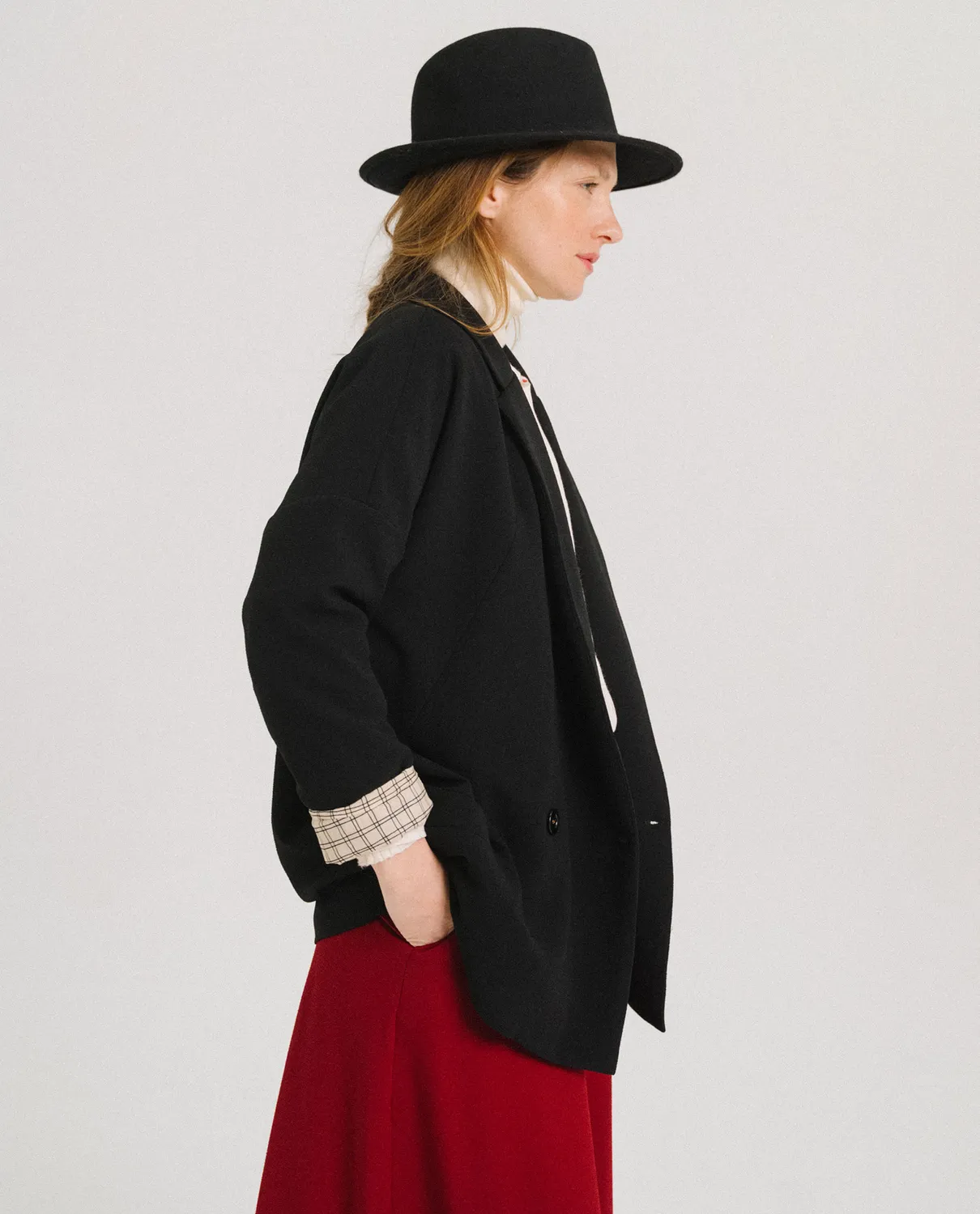 Tinsels Etoile Noir veste double boutonnage loose