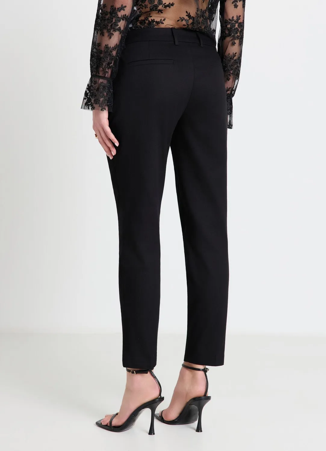Calliope sigaretta pantalon cigarette coton femme