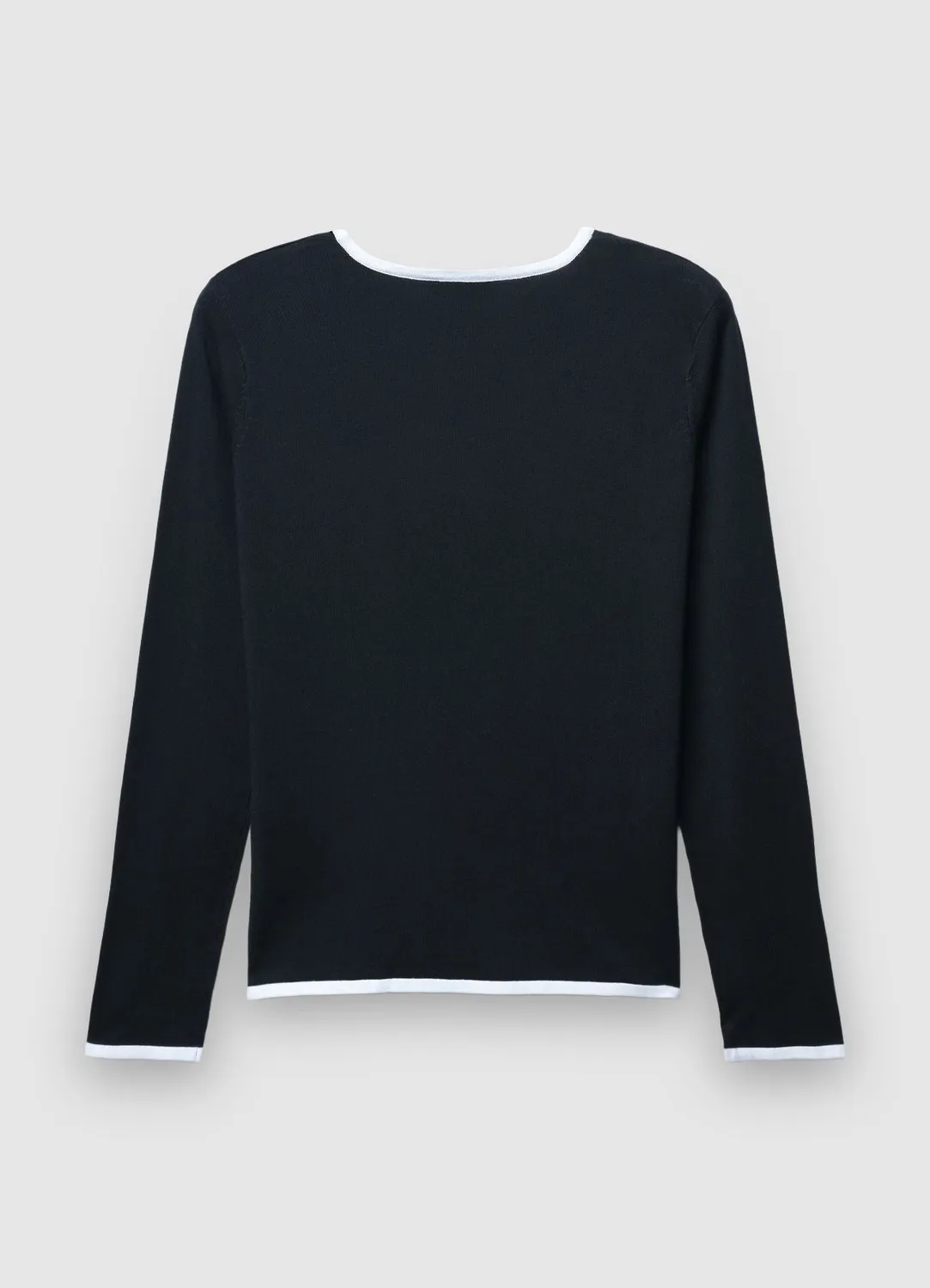 Calliope pull col rond profils contraste femme S