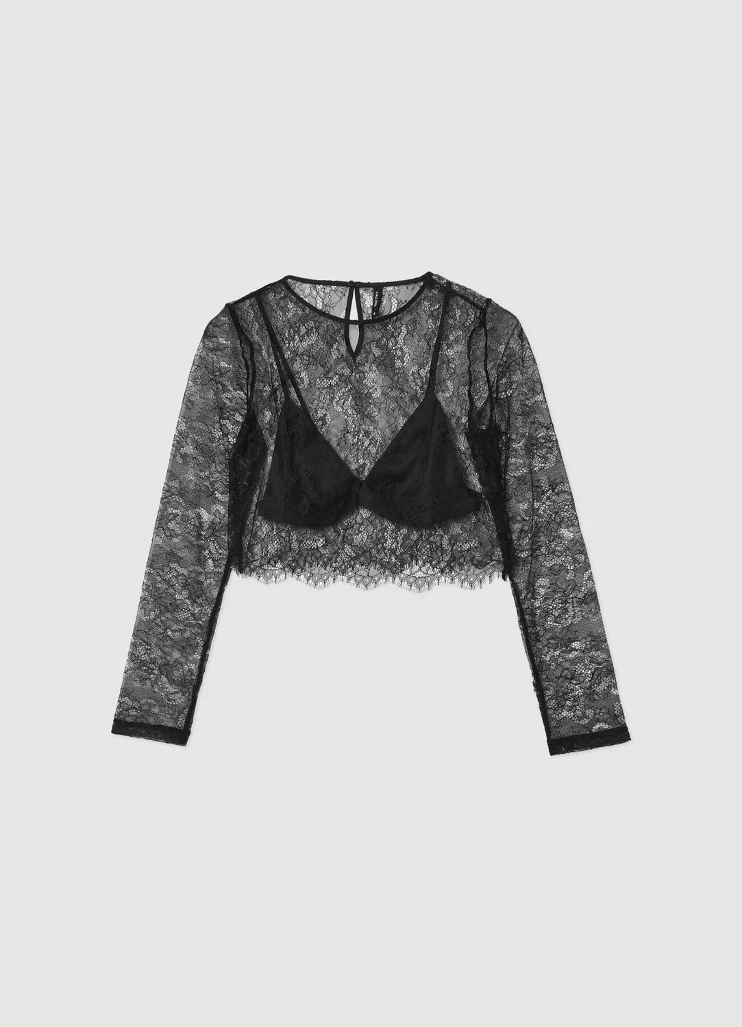 Calliope top crop dentelle femme bralette fleuri