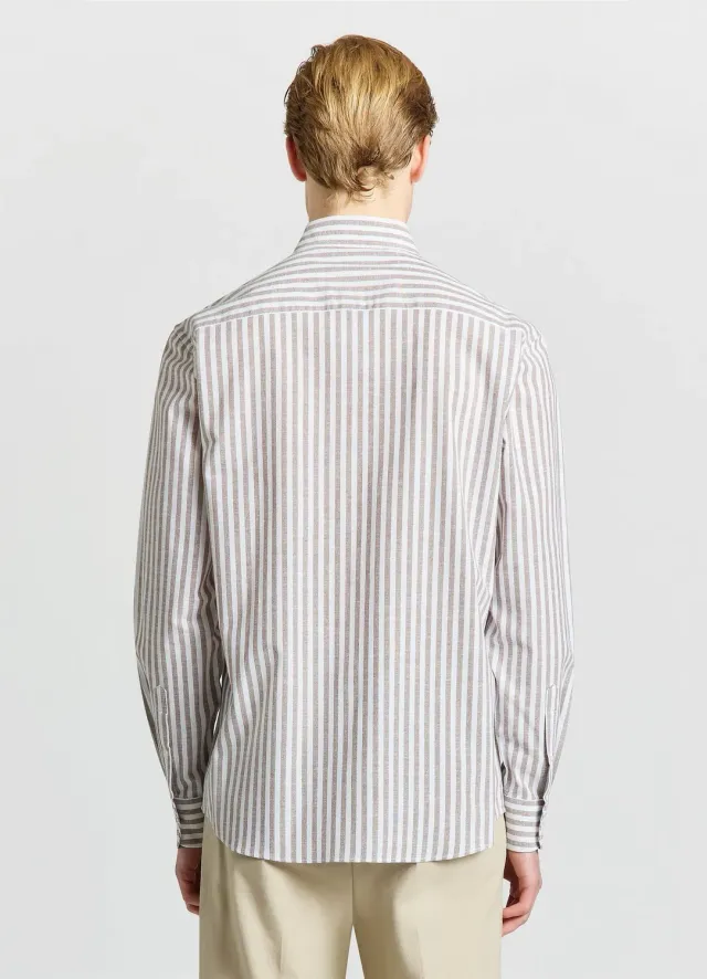 Calliope chemise rayée homme manches longues M